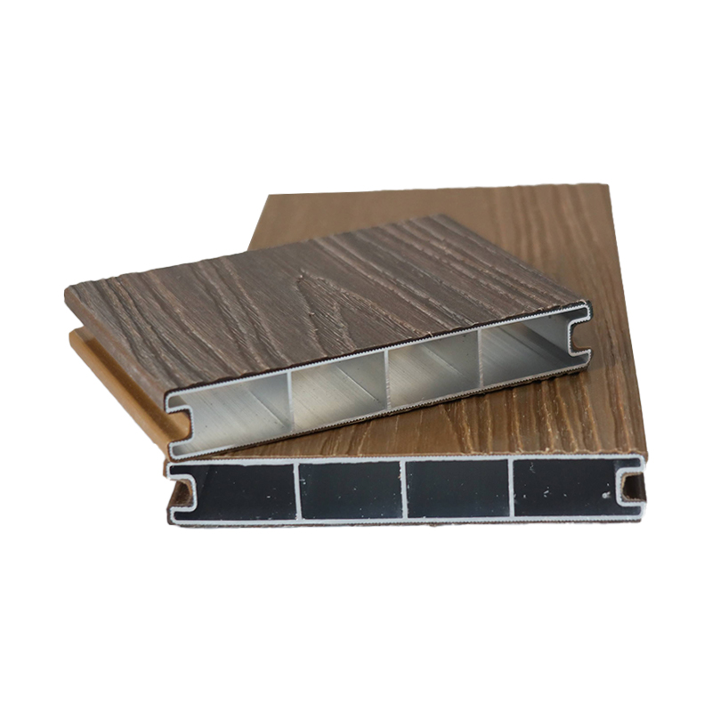 SRL-AL 138*23mm vatrootporna, vodootporna WPC obloga s koekstrudiranim aluminijem
